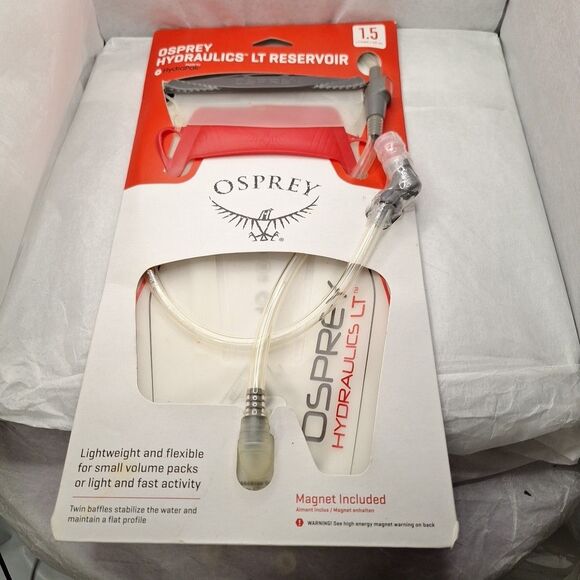 Osprey Hydraulics Reservoir Red 1.5L Bag. New In Package - Picture 1 of 10